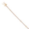 18ct Yellow Gold 1.30ct Brilliant Cut Diamond Tennis Bracelet 7.5"
