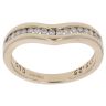 9ct Yellow Gold 0.25ct Brilliant Cut Diamond Wishbone Ring