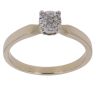9ct Yellow Gold 0.05ct Diamond Cluster Ring