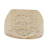 9ct Yellow Gold Three Lions Shield Signet Ring