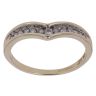 9ct Yellow Gold 0.25ct Brilliant Cut Diamond Wishbone Ring