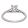 Platinum 0.40ct Brilliant Cut Diamond Solitaire Ring