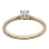 9ct Yellow Gold 0.25ct Brilliant Cut Lab Grown Diamond Solitaire Ring