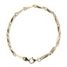 14ct Yellow Gold Child's Fancy Link Bracelet 6"
