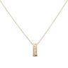 9ct Yellow Gold 0.05ct Diamond Fancy Pendant And Chain 16"