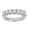 18ct White Gold Certificated Diamond Half Eternity Ring