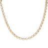 9ct Yellow Gold Patterned Belcher Chain 16"