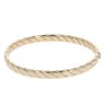 9ct Yellow Gold Twist Patterned Bangle