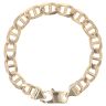 9ct Yellow Gold Anchor Bracelet 9"