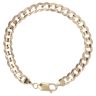 9ct Yellow Gold Curb Bracelet 7.5"