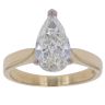 18ct Yellow Gold 1.40ct Pear Cut Diamond Solitaire Ring
