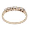 9ct Yellow Gold 0.25ct Brilliant Cut Diamond Half Eternity Ring
