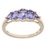 9ct Yellow Gold Tanzanite Five Stone Ring
