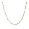 14ct Yellow and White Gold Diamond Cut Chain 24"