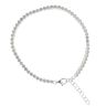 Silver Cubic Zirconia Tennis Bracelet 7.5"