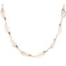 9ct Yellow and White Gold Fancy Chain 18"