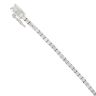 9ct White Gold 3.00ct Brilliant Cut Diamond Tennis Bracelet 7"