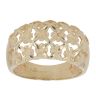 9ct Yellow Gold Patterned Openwork Signet Ring