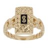 14ct Yellow Gold Monaco Classic Flex Link Signet Ring