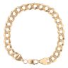 9ct Yellow Gold Fancy Patterned Bracelet 9.5"