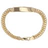 9ct Yellow Gold Fancy ID Bracelet 7"