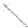 18ct White Gold 3.25ct Brilliant Cut Diamond Tennis Bracelet 7.5"