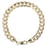 9ct Yellow Gold Curb Bracelet 8.5"