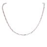 18ct White Gold Fancy Chain 18"