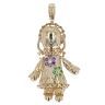9ct Yellow Gold Ragdoll Pendant