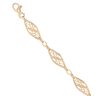 9ct Yellow Gold Patterned Fancy Bracelet 7.5"