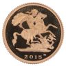 2015 Elizabeth II Fifth Portrait UK Half Sovereign Coin