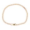 9ct Yellow Gold Belcher Bracelet 6.5"