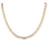 9ct Yellow Gold Swirl Link Fancy Chain 18"