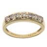 18ct Yellow Gold 0.75ct Brilliant Cut Diamond Half Eternity Ring