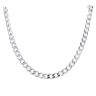Silver Curb Chain 20" by Icesia