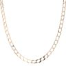 9ct Yellow Gold Square Curb Chain 22"