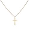 9ct Yellow Gold Cross Pendant and Chain 18"