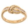 18ct Yellow Gold 0.25ct Brilliant Cut Diamond Fancy Ring
