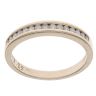 9ct Yellow Gold 0.25ct Brilliant Cut Diamond Half Eternity Ring