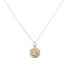 9ct Yellow Gold Fancy Coin Pendant and Chain 16"