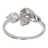 18ct White Gold Cubic Zirconia Fancy Ring