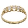 18ct Yellow Gold 0.40ct Brilliant Cut Diamond Five Stone Ring