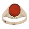 9ct Yellow Gold Carnelian Signet Ring