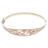 9ct Yellow and Rose Gold Tree Of Life Clogau Bangle