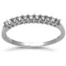 9ct White Gold 0.22ct Diamond Half Eternity Ring