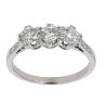 18ct White Gold Trilogy Diamond Ring