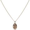 9ct Yellow and Rose Gold Flower Clogau Pendant and Chain 16"