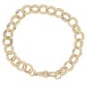 9ct Yellow Gold Patterned Belcher Bracelet 8.5"