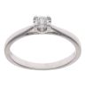 18ct White Gold 0.10ct Brilliant Cut Diamond Solitaire Ring