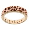 9ct Yellow And Rose Gold Cariad Vine Of Life Clogau Ring